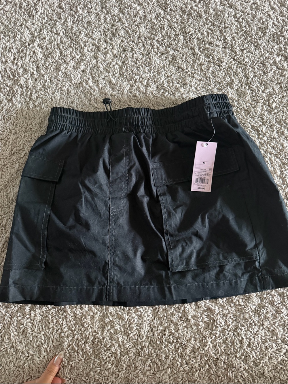 wild fable Black Cargo Skort with Utility Pockets